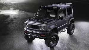Suzuki Jimny Black Bison Looks Like A Mini Mercedes G Class Suzuki Jimny Suzuki Mercedes G Wagen