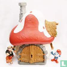 Puffi smurfs schlumpf barbapuffo 49001 casa fungo grande mib peyo c. Schlumpfhaus Mit Papa Schlumpf Und Gargamel 2 0803 Schlumpfe Die Lastdodo
