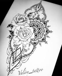 Best Tattoo Rose Mandala Geometric 62 Ideas Hip Tattoo Mandala Tattoo Design Mandala Tattoo Sleeve