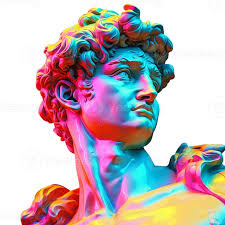 png david miguel angel estético foto. david miguel angel escultura png. ai  generado