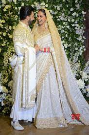 Deepika Padukone And Ranveer Singh At Their Grand Mumbai Wedding Reception Deepveer Indian Bridal Indian Wedding Outfits Desi Wedding Dresses