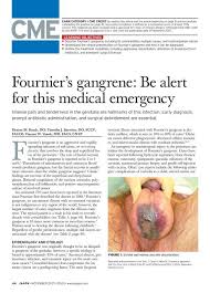 Nord gratefully acknowledges rodolfo l. Fournier S Gangrene Be Alert For This Medical Emergency
