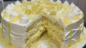 Bolo De Limao Siciliano Massa Recheio Decoracao Youtube