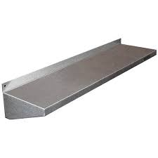 Stainless Steel Wall Shelf 6 Inches Deep 36 L Kegworks Http Www Amazon Com Dp B003ut1ai4 Ref Cm Sw R Pi Dp Steel Wall Steel Shelf Rustic Floating Shelves