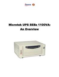  display indication for status and fault. Microtek Ups Sebz 1100va An Overview