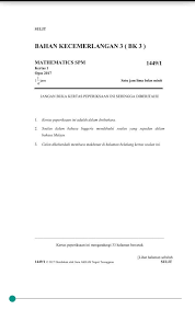 Koleksi kertas soalan peperiksaan sebenar sijil pelajaran malaysia spm dan skema jawapan. Kertas Soalan Spm Fur Android Apk Herunterladen