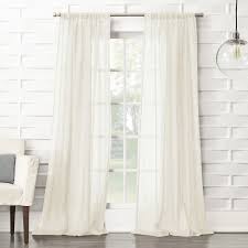 Lourdes Rod Pocket Curtain Panel 84 Cream In 2020 Panel Curtains Curtains Rod Pocket Curtains