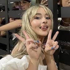 Sabrina Peace Sign