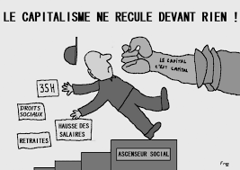Résultat de recherche d'images pour "caricatures des cassures par individualisme capitaliste"