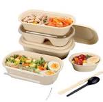 Rectangular Clamshell Biodegradable Sugarcane Bagasse Food ...