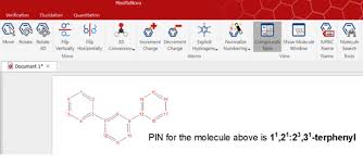 I got some big molecules i'm trying to name and get ready for a publication. Iupac Name Mestrelab
