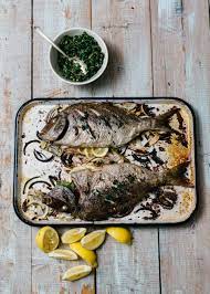 Yummy chicken soup recipes, vegetable soups, and more. Roasted Scup With Briny Herb Sauce Edible Boston