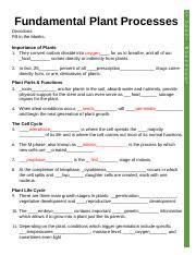 Check spelling or type a new query. Student Notes 3 Pdf Anatomy Of Plants U2013 Student Notes Directions Fill In The Blanks Plant Cell Biology Segment 1 Plants U2022 Plants Multicellular U2013 Course Hero