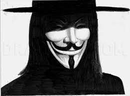 Free coloring sheets to print and download. How To Draw V From V For Vendetta Coloring Page Trace Drawing