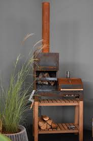 Outdooroven Xl Fireplace And Barbeque Grill In One Weltevree Barbeque Barbeque Grill Homemade Pizza Oven