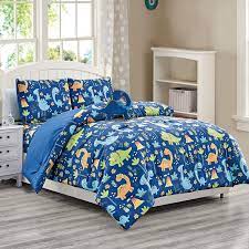 While some only include a. 4 Piece Blue Dinosaur Print Twin Size Comforter Set With Pillow Sheets