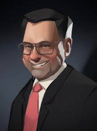J'ai fait un portrait de Rick May, façon Valve. Repose en paix, tu vas nous  manquer 🙏 : r/tf2