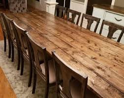 Modern Dining Table Oak Dining Table Dining Room Table Oak Etsy In 2020 Large Farmhouse Table Farmhouse Dining Room Table Barn Table