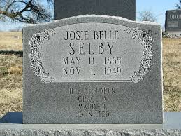 Josephine Belle “Josie” Patterson Selby (1865-1949)