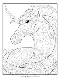 Download these 10 free unicorn coloring pages for your child to enjoy. Zentangle Unicorn Coloring Page Free Printable Pdf From Primarygames
