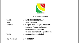 Portal rasmilembaga zakat negeri kedah. Jabatan Kesihatan Negeri Kedah Maipakatsihat Dengarkan Radio Kedah Fm Di Frequency 97 5mhz Hari Ahad Ini 13 12 2020 Jam 09 30 Pagi Bersama Dr Ngee Wen Sze Dari Unit Kesihatan Keluarga Kesihatan Awam