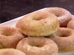 Cinnamon Baked Doughnuts Recipe Doughnut Recipe Food Network Recipes Baked Doughnut Recipes