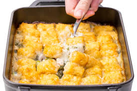 gluten free tater tot cerole with