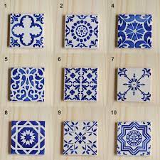 Wait about 20 minutes and then wipe the grout lines with a wet sponge and clean water. Diy Your Own Set Of Ceramic Tiles Coasters Hand Painted Cobalt Blue Tilepassion