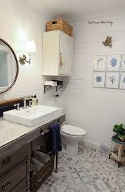 Often associated with decorating a beach house or vacation home, today's cottage style fits easily right at home, too. A Coastal Farmhouse Bathroom Remodel French Blue Cottage
