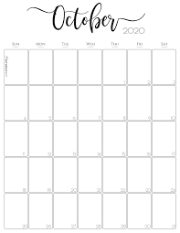 I've also added on a blank version at the end that can be used past 2020 (with your own addition of numbers and month, of course). Simple Elegant Vertical 2021 Monthly Calendar Pretty Printables Monthly Calendar Calendar Printables Free Printable Calendar