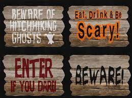 See more ideas about halloween signs, halloween, halloween crafts. Second Life Marketplace Re Old Wood Halloween Sculpted Signs On Sale 16 Fun Spooky Decorations