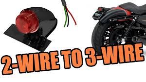 Oem rear led retrofit no description supplement qty from up to part number pr. 2 Wire Tailight To 3 Wire Motorcycle Hd Sportster Youtube