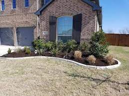 Plan your raised garden bed. Jb Lawn Care Limestone Flower Bed Edging And Mulch