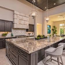 A functional island in stainless steel and carrara marble is the central work area of this kitchen. 75 Beautiful Transitional Marble Floor Kitchen Pictures Ideas April 2021 Houzz