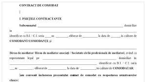 Contract De Comodat Afla Toate Informatiile Einteresant