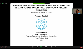 Penyakit berjangkit sering dihadapi rakyat malaysia. Program Studi Kesehatan Masyarakat Program Doktor S3 Universitas Sebelas Maret