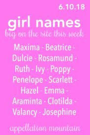 Sunday Summary Disney Baby Names Zombie Girls And Twin Boys Appellation Mountain Disney Baby Names Baby Names Scottish Baby Girl Names