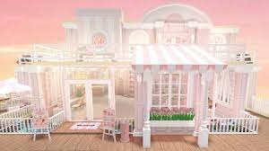 ʚɞ⋅ » ──────» hey lovelys blush bakery and café build info: Bloxburg Pink Cafe Tour Speedbuild Part 1 Youtube