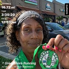 Fleet Feet Pickle run ✓ 16 hot, humid and hilly miles 16.72/594.36/905.64