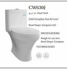 Kloset Duduk Single Bowl