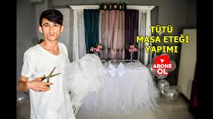 Tutu Masa Etegi Nisan Dogum Gunu Gibi Organizasyonlariniz Icin Youtube