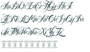 Font design and ideas make the perfect compliment to any tattoo. Calligraphy Tattoo Lettering Alphabet Novocom Top
