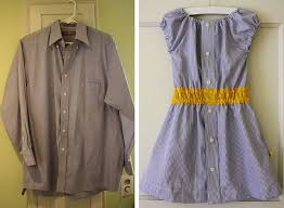 Old Clothes Turned Into Dresses Shirt Bowtie Turn Your Old Shirt Into A Fashionable Bowtie Shirt Dress Tutorials Diy Clothes Mens Shirt Dress