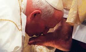Members of the congregation are chosen to sit and have their feet washed by. Pope Francis To Wash Feet Of Young Inmates On Holy Thursday Pope Francis The Guardian