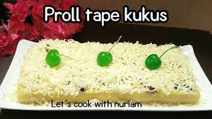 Resep prol tape almond, lebih padat dan wangi dari bolu. Proll Tape Kukus Cara Membuat Proll Tape Kukus Youtube