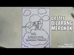Siapa tahu ingin membuat tanda larangan merokok dikantor, rumah sakit, ataupun ditempat lainnya. Cara Mudah Menggambar Poster Dilarang Merokok Poster Drawing Youtube