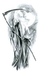 Grim reaper tattoo is commonly used for representing death and its inevitability.mostly, these types of tattoos are evil,but it can also reflect positivity. Sketch Grim Reaper Tattoo Drawing Online Rss Readers After Restarting My Rss Subscriptions