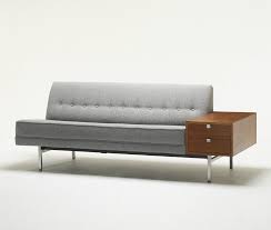 Sofa With Storage Design George Nelson Associates For Herman Miller Usa Upholstery Walnut Ch Furniture Design Mid Century Modern Furniture Sofa Design