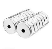 16mm Neodymium Rare Earth Countersunk Cup/Pot Mounting Magnets N52 (14 Pack)