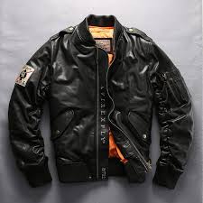 Avirex Ace Of Spades Bomber Jacket Leather Jacket Style Leather Jacket Men Jackets Men Fashion